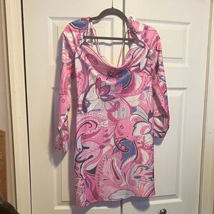 Princess Polly Vibrant Pink and Purple Dress